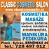 Classic cosmetic salon