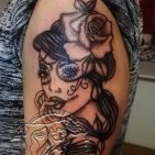 Nováková Michaela Amstaff tattoo