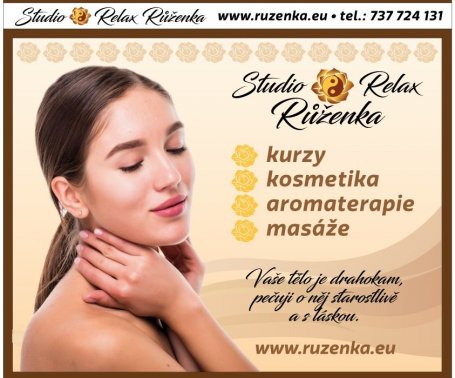 Kosmetika a masáže Tišnov - Studio Relax - Růženka